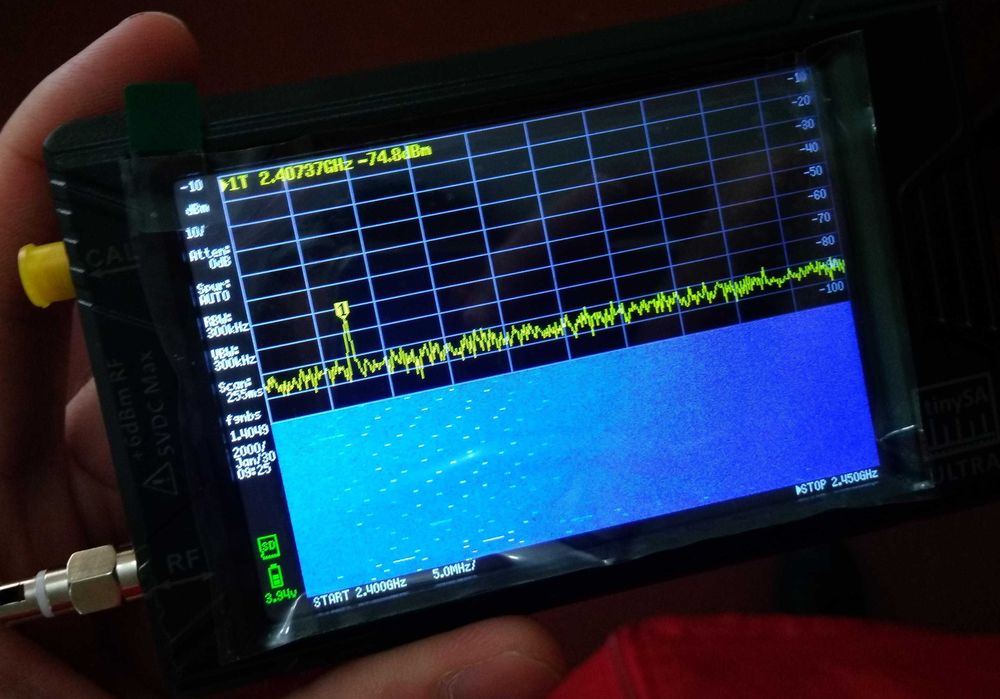 Анализатор спектра TinySA Ultra до 6ГГц