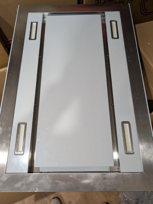 Exaustor de Ilha Hoover - 90cm - Inox - Novo c/garantia