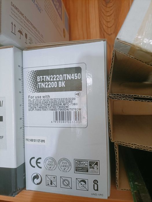 Toners HP, Brother e Samsung