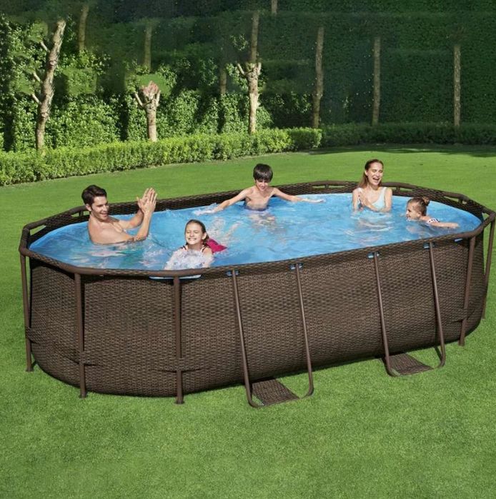 Каркасний басейн Avenli овальний 427×275×100 см•для