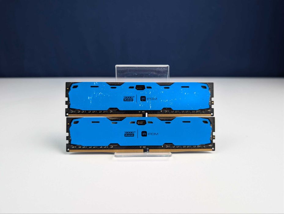 Оперативна Пам'ять Goodram IRDM Blue DDR4 4 GB 2400 MHz CL15 (1.2V) з Радіатором | МАГАЗИН | Гарантія 90 днів