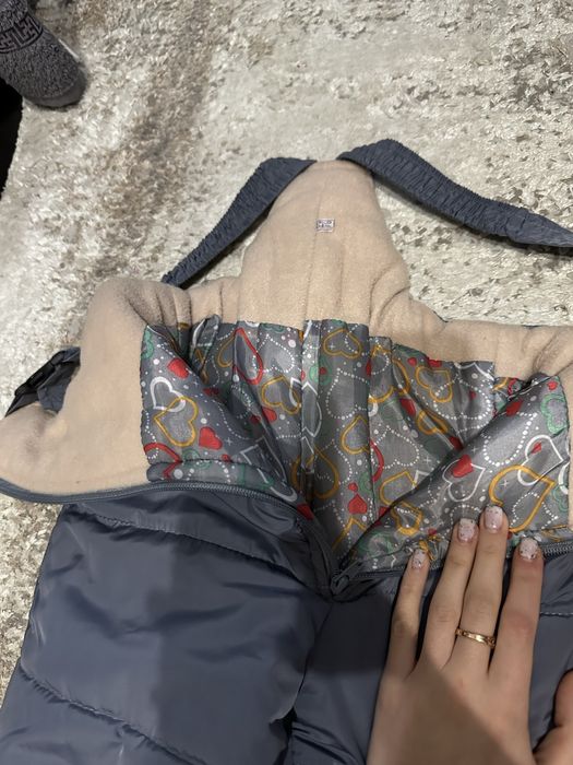 Костюм зимний полукомбинезон девочка