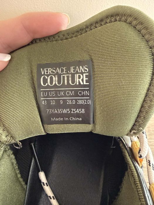 Snakersy versace uzywane orginalne rozmiar 43 meskie