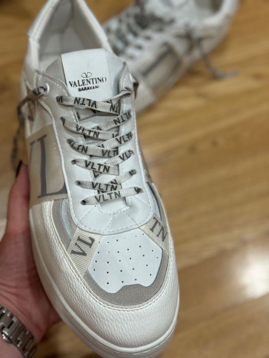 Мужские кожаные кеды сникеры Valentino garavani