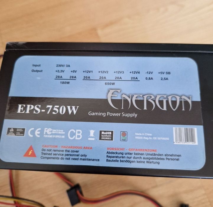750w Блок живлення Стан гарний