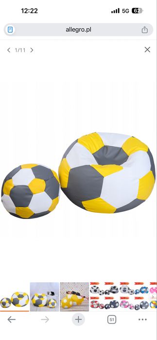 Piłka 100 cm + mała piłeczka