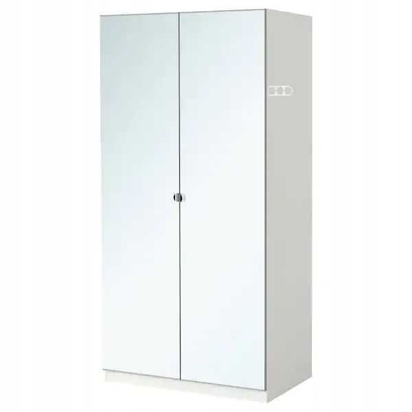 Duża szafa PAX z lustrzanymi drzwiami, 2x 50 cm