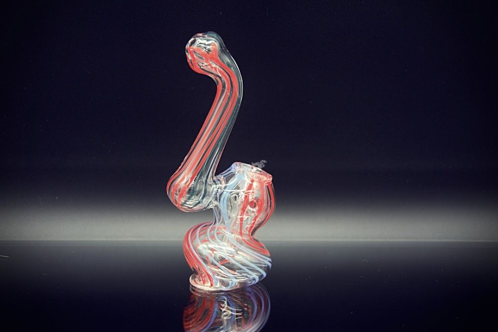 Mary Jane | Fajka wodna, Szklany mini Bubbler | 15 cm