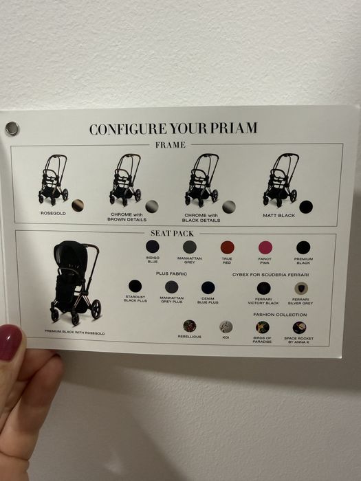 Carrinho de passeio Priam da Cybex