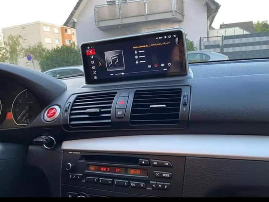 Tela Android 14  com GPS BMW E81 E82 E87 E88 + Idrive
