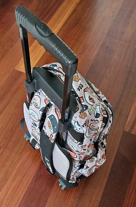Mochila Trolley Escolar Infantil + Lancheira TOTTO