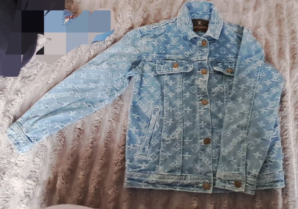 Джинсовка supreme LV