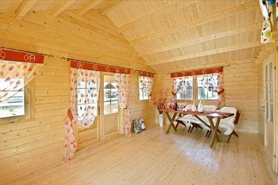 DOMEK SARA 6x6m BAL 45mm Andresola Taras 4 Pokoje BEZ POZWOLENIA