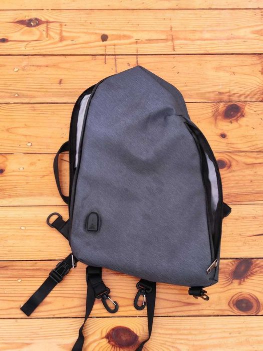 Модний однолямковий рюкзак-мішок-сумка Arctic Hunter B00195 black