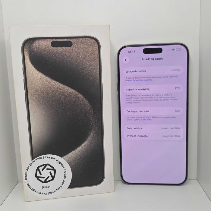 iPhone 15 Pro Max 256GB – Como Novo | Garantia | Financiamento ate 36X