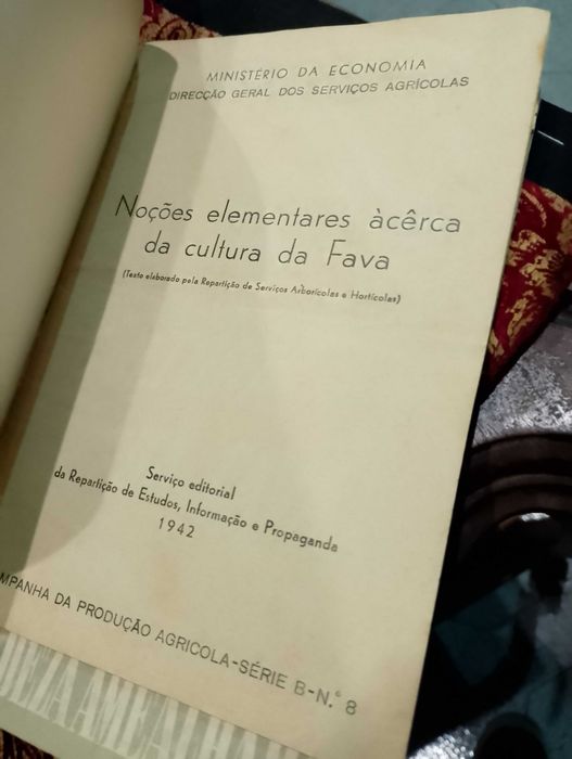 Campanha da Produção Agrícola - Capoeira Povoada / Cultura da Fava