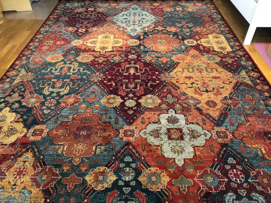 Nowy dywan 100% wełniany Dywilan Omega Torino Rubin 235x350