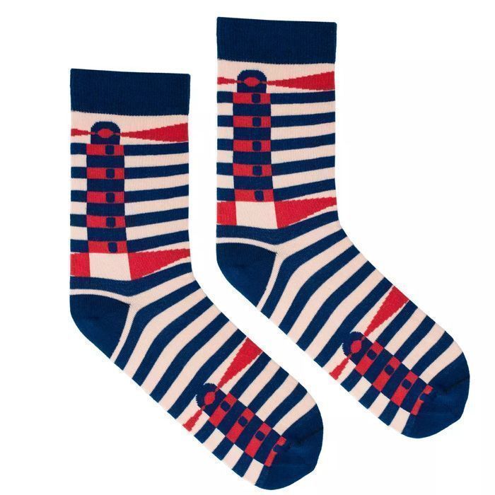 Kolorowe skarpetki - Latarnie Morskie 42-46