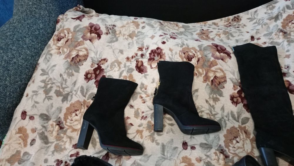 Туфли кожаные черные