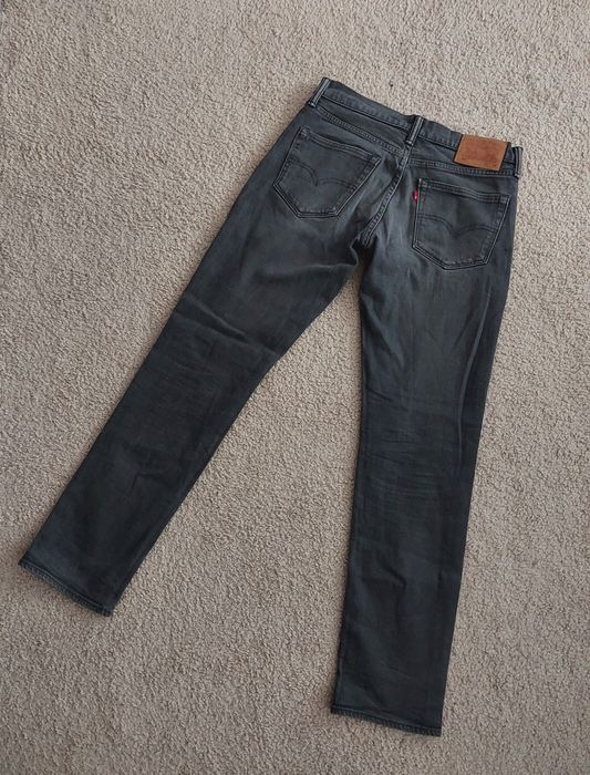 Jeansy Levi's 511 W32 L34 Grey Szare Elastyczne jeansy Basic