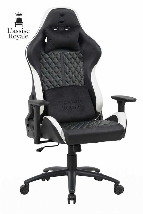 Fotel Gamingowy pikowany PREMIUM Obrotowy Biurowy Regulowany