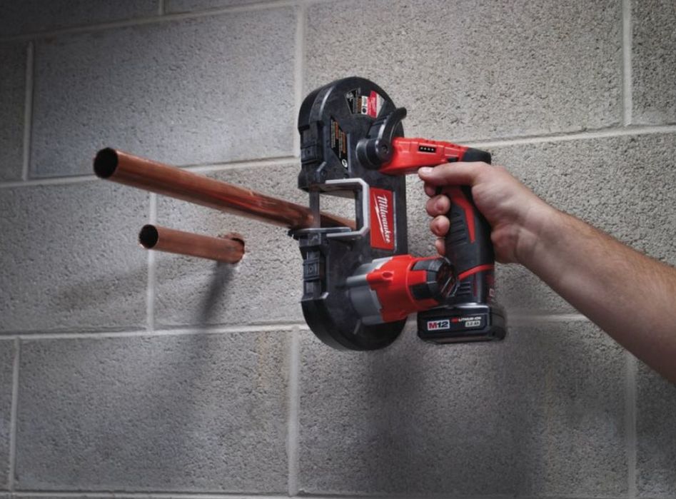 Пила стрічкова акумуляторна MILWAUKEE, M12 BS-0 (+ полотно)