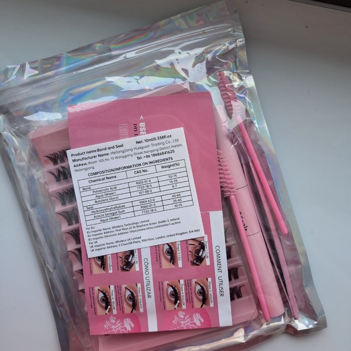 Накладні вії пучки 4d. Накладные ресницы