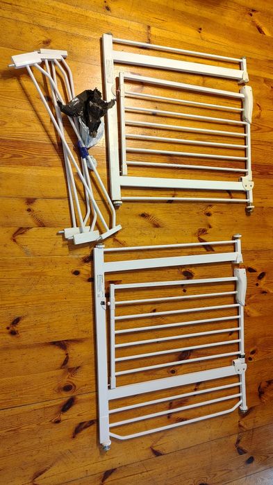 2x Bramka zabezpieczająca 75cm plus 4 przedłużki