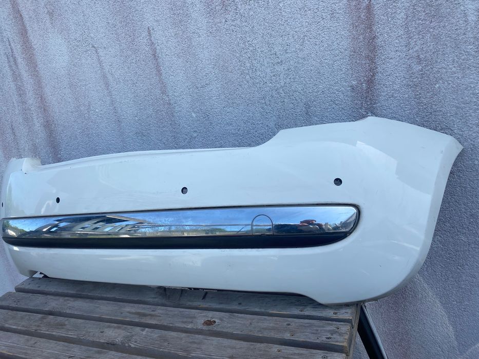 Zderzak Fiat 500 tył chrom 07-12