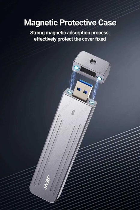 Внешний адаптер JEYI M.2 NVMe 2280 PCIe SSD to USB 3.2 карман