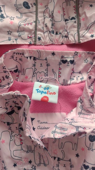 Kurtka wiosenna dla dziewczynki roz 116