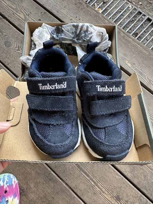 Кросівки дитячі Timberland на ліпучках розмір 21 12,5см стопа