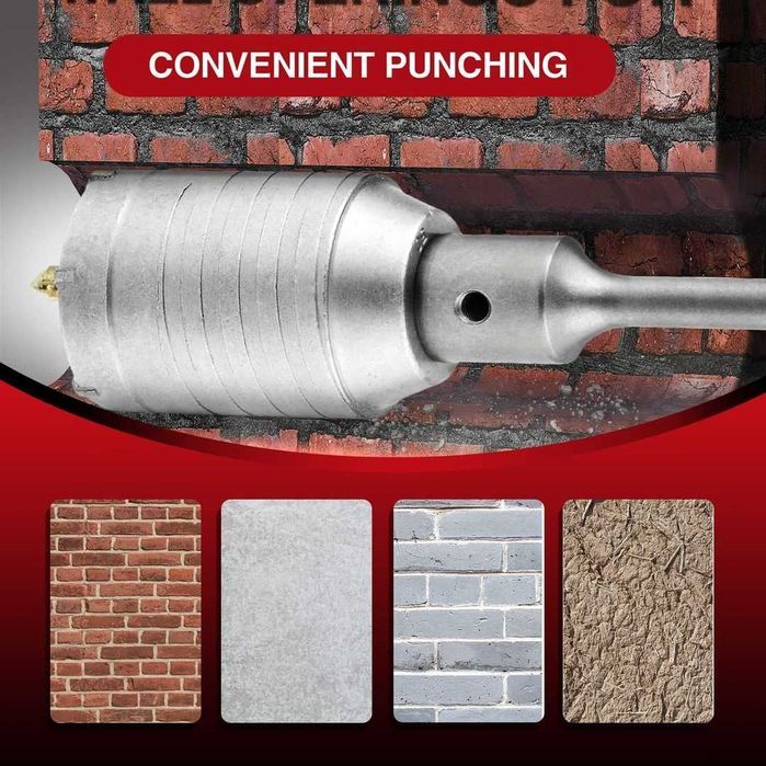 Conjunto de brocas de núcleo SDS Plus de 150 mm