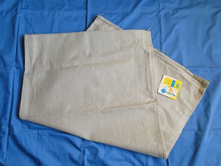 Płótno lniane 100% Polski len - Worki NOWE !!!