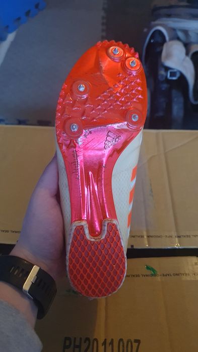 Bicos Adidas Adizero MD White Solar nr42