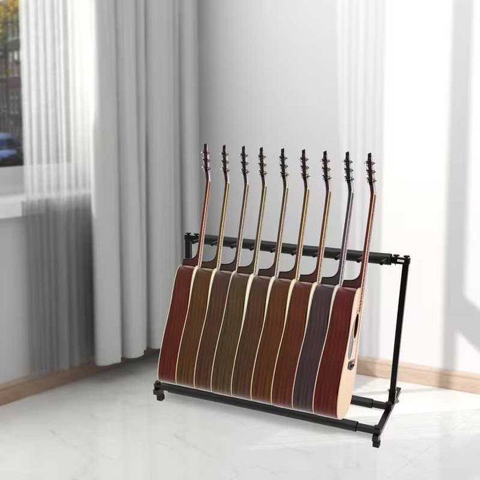 Suportes para 9 guitarras