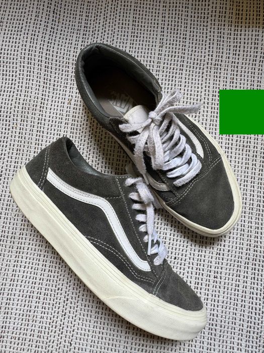 Vans Венси замшеві кеди хакі зелені, 39 (25 см) — оригінал, унісекс