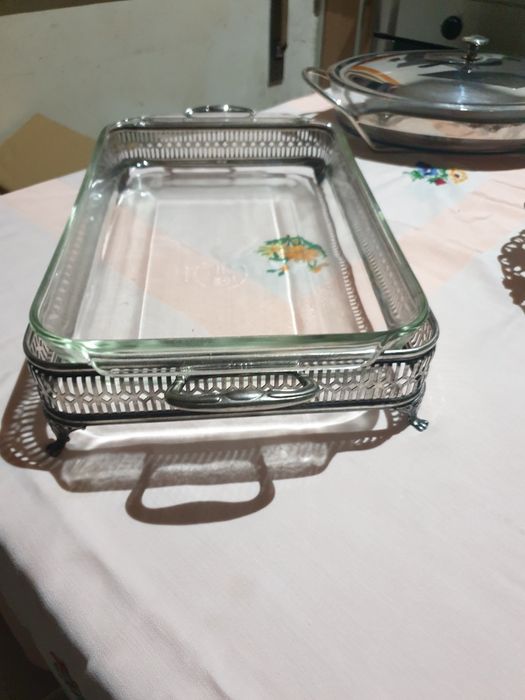 3 peças banhadas a prata