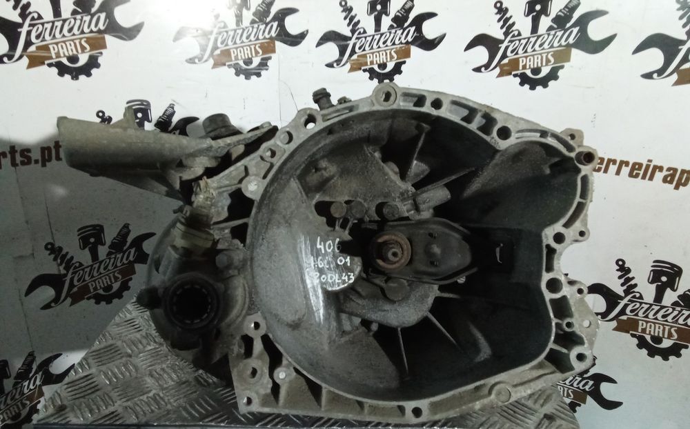 CAIXA DE VELOCIDADES PEUGEOT 406 1.6I REF:  20DL43