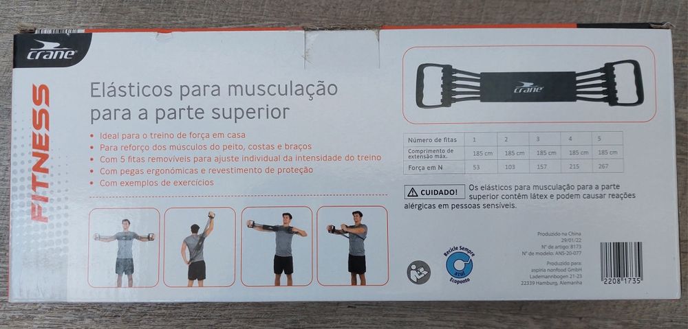 Elásticos musculação
