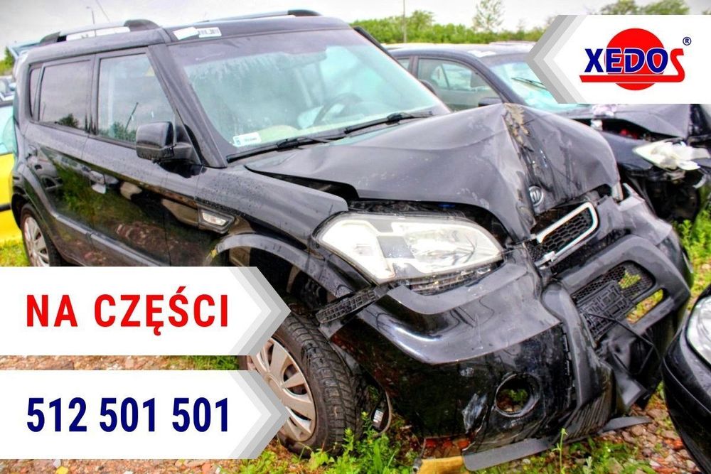 Kia Soul I AM 2009 1.6i G4FC Crossover 5-drzwi (MASKA, ZDERZAK, LAMPA, BŁOTNIK, DRZWI, SZYBA, FOTEL)