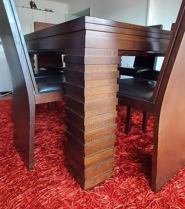 Conjunto de sala - Mesa + cadeiras para 8