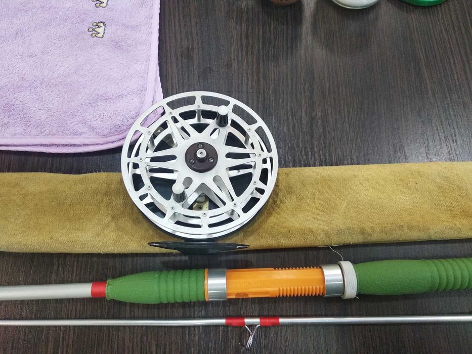 Спиннинг Ленинградский и катушка невская оригинал из СССР