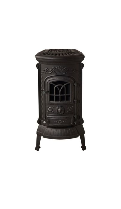 Камінна топка чавунна NORDflam Verdo Eko 7 кВт чорна