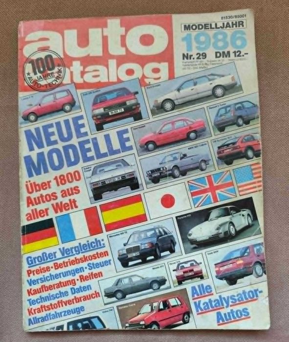 Auto Katalog 1986