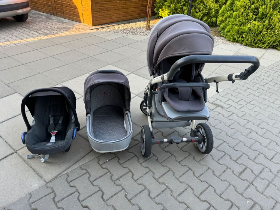 Wózek dziecięcy gondola spacerówka fotelik samochodowy parasolka