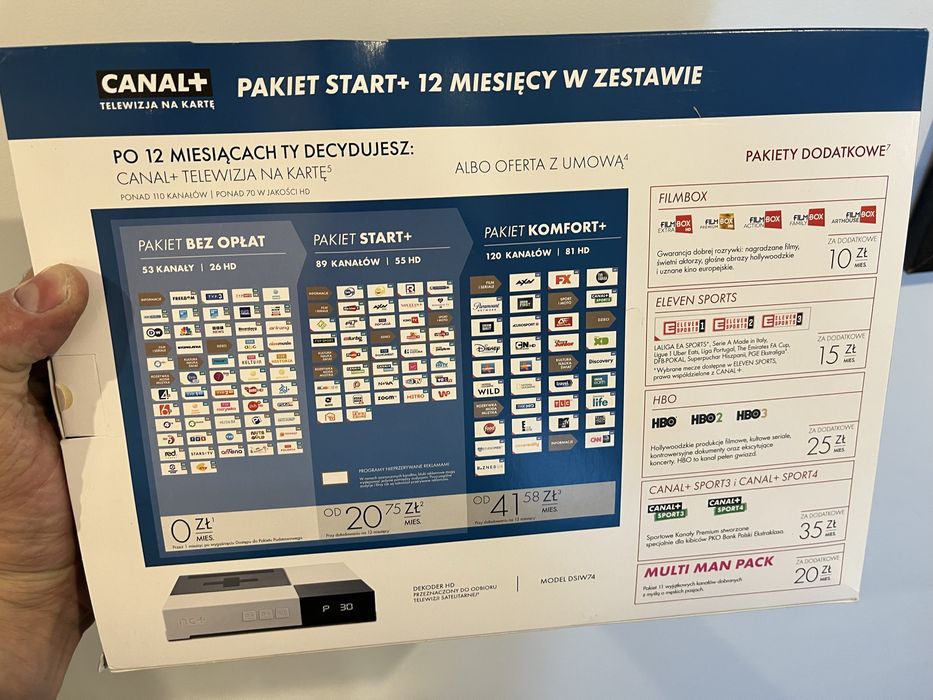 Telewizja na karte nc+ nowy