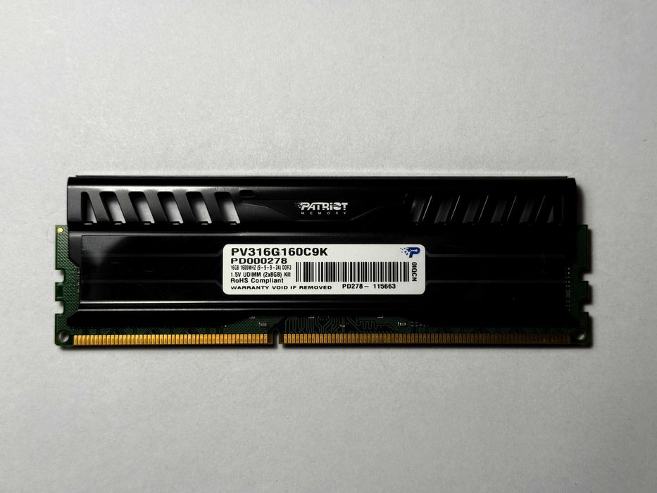 Pamięć RAM Patriot PV316G160C9K 8 GB DIMM