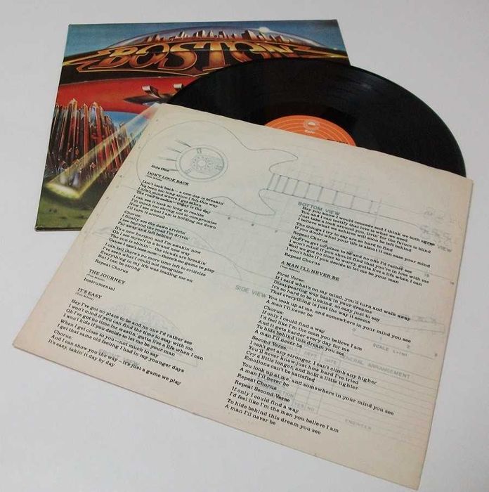 3 DISCOS Boston LP + Don't Look Back LP + Amanda single - vinil - rock