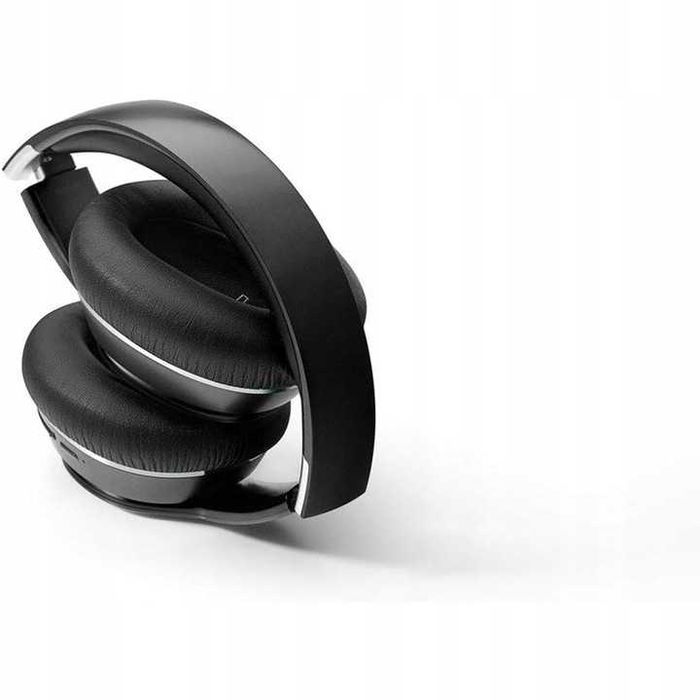 BEZPRZEWODOWE Nauszne słuchawki ANC wytłumianie szumów mikrofon BT